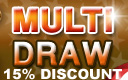15% Discount on Lottery Tickets with LOTTOZONE Multi Draw