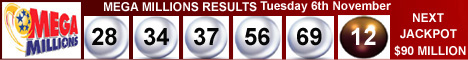 Mega Millions Lottery Results