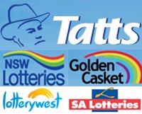 Tatts NSW Lotteries Golden Casket Lotterywest SA Lotteries